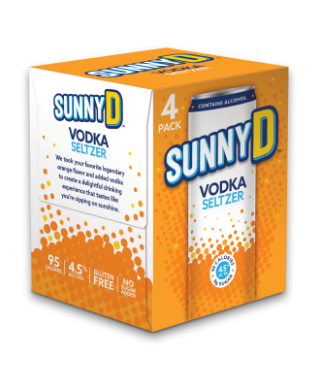 Sunny D Vodka Seltzers 4 pack