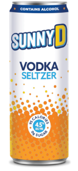 Sunny D Vodka Seltzer can