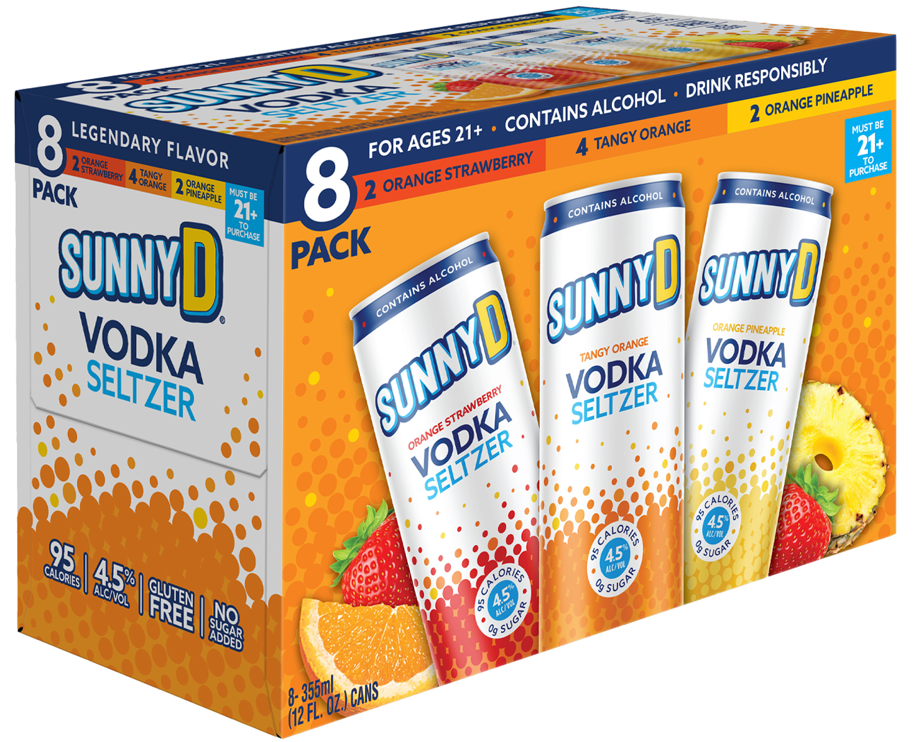 Sunny D Vodka Seltzer Variety pack