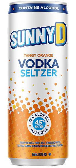 Sunny D Vodka Seltzer Tangy Original Can